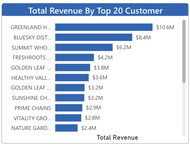 Top Customers by Revenue Overview